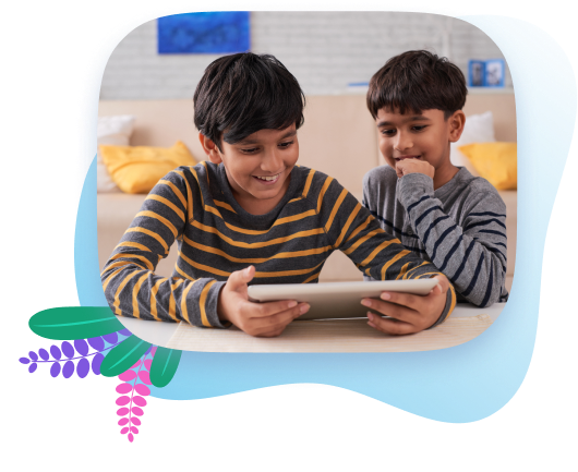 kids using tablets to learn arabic on Arabee app